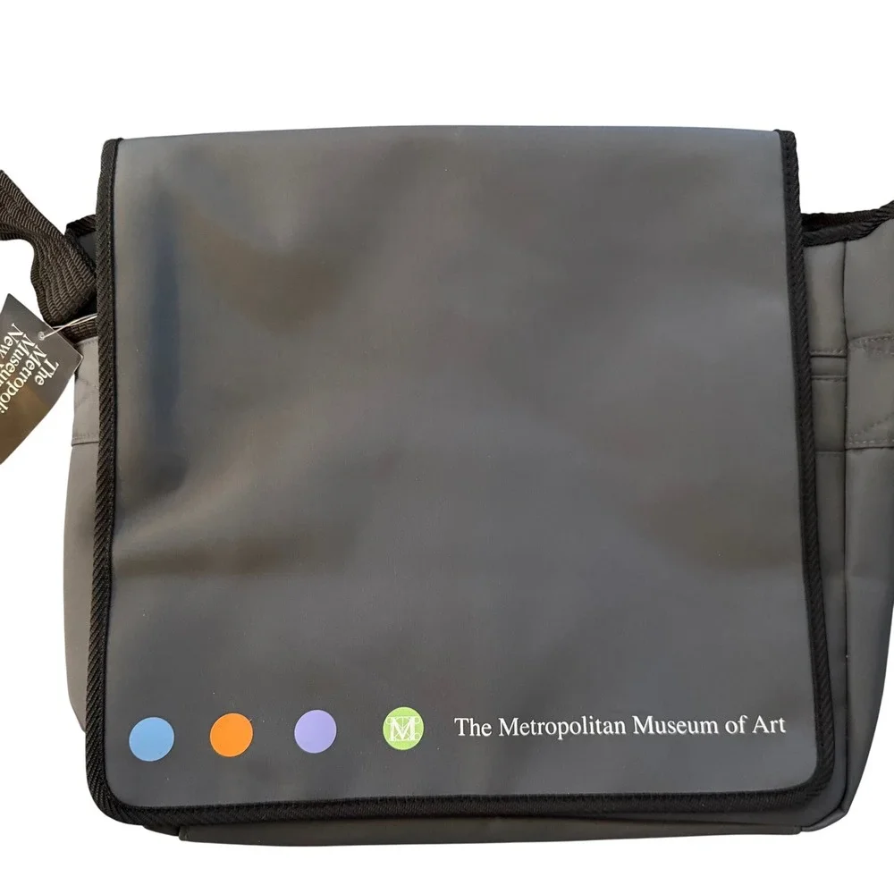 The Metropolitan Museum of Art Messenger‎ Bag Gray Renaissance M Dot NEW